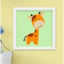 Ver imagem 4 de Quadro Infantil Quarto Bebê Menino Menina Safari Kit 3 Peças