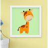 Quadro Infantil Quarto Bebê Menino Menina Safari Kit 3 Peças - 4