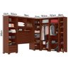 Guarda-Roupa de Solteiro Modulado de Canto Versátil Pinhão - 4