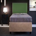Ver imagem 7 de Cabeceira Cama Box Solteiro 100 Cm Facto Verde Musgo