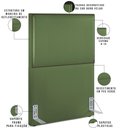 Ver imagem 6 de Cabeceira Cama Box Solteiro 100 Cm Facto Verde Musgo