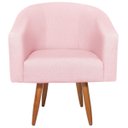 Ver imagem 1 de Poltrona Decorativa Jade Design Moderno Sala de Estar Quarto Escritório Confortável Luxo Pés Palito