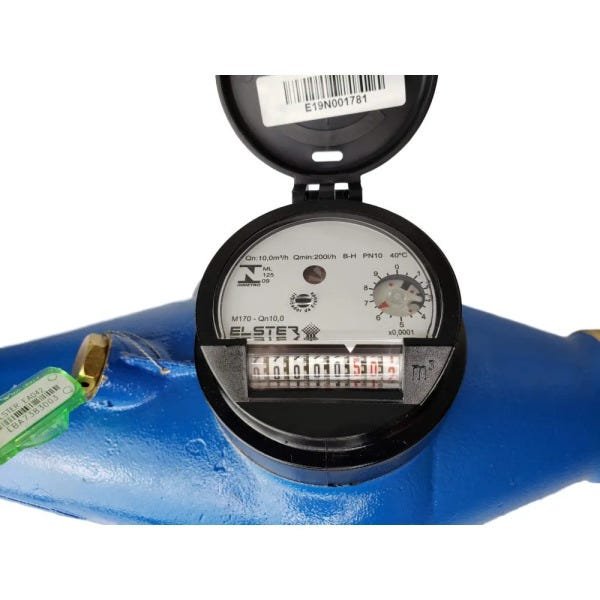 Hidrômetro Multijato Medidor de Água 1.1/2" 20m³/h + Conexões - 2