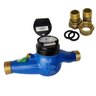 Hidrômetro Multijato Medidor de Água 1" 10m³/h + Conexões - 1