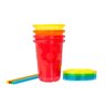 Copos com Canudo Coloridos 296 ml The First Years - 4 unidades - 5