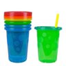 Copos com Canudo Coloridos 296 ml The First Years - 4 unidades - 2