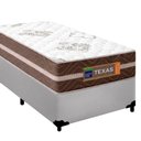 Ver imagem 6 de Cama Box Solteiro Sintético + Colchão Molas Ensacadas Texas Prime Colchões 88cm - Suporta até