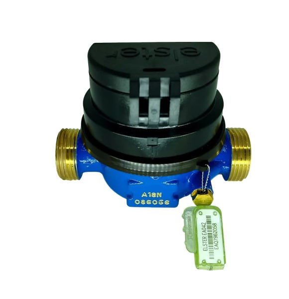 Hidrômetro Medidor de Água Unijato Rosca de 3/4 + Luvas BL - 3