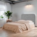 Ver imagem 2 de Cabeceira Casal Estofada para Cama Box Lizza Veludo