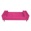 Ver imagem 3 de Recamier Baú Félix Solteiro 195 cm Suede - Doce Sonho Móveis ML/R1/FELIX/195/B/S Pink