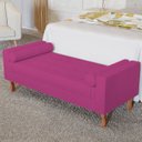 Ver imagem 2 de Recamier Baú Félix Solteiro 195 cm Suede - Doce Sonho Móveis ML/R1/FELIX/195/B/S Pink