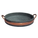 Ver imagem 3 de Frigideira Gourmet com Tampa Pedra Sabão Alça Cobre 22x4cm