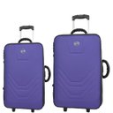 Ver imagem 1 de KIT CONJUNTO 2 MALAS VIAGEM VILLAGE ANAC- GRANDE E PEQUENA - Violeta escuro