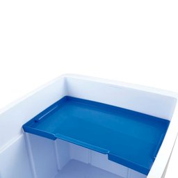 Caixa Térmica 75 Litros Azul - 8