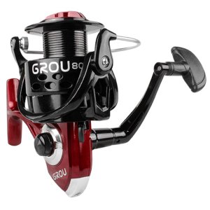 Molinete Pesca Pesada Albatroz Grou G2 80 Drag 7 Kg Vermelho