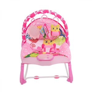 CADEIRINHA MUSICAL CORUJA DICAN ROSA