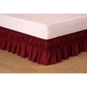 Ver imagem 1 de Saia Box Casal Queen Com Babado vinho Colchobox