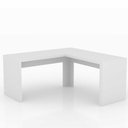 Ver imagem 2 de Conjunto de Escritório com Escrivaninha 03 pç CJ43018-079 Tecno Móbili - Branco