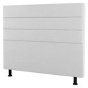 Ver imagem 2 de Cabeceira Cama Box Casal King Size Malik 195cm Sintético Branco - Abmaza