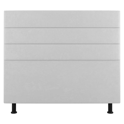 Cabeceira Cama Box Casal King Size Malik 195cm Sintético Branco - Abmaza