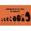 Ver imagem 4 de Luminária de Sal Rosa do Himalaia - 6 a 8kg - Abrange 60m³ - 220v