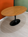 Ver imagem 3 de Mesa de Jantar Oval 140x90cm Freijó - Base Saarinen Preto