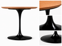 Ver imagem 6 de Mesa de Jantar Oval 140x90cm Freijó - Base Saarinen Preto