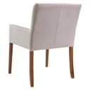 Ver mais imagens de Mesa de Jogos Carteado Victoria Redonda Tampo Reversível Imbuia com Kit 4 Cadeiras Vicenza Suede Nud