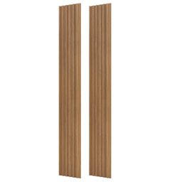 Painel Decorativo Ripado Mdf em Barra 89,5x250cm (2,24m²) Pa74 Dalla Costa-freijó - 3
