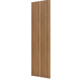 Painel Decorativo Ripado Mdf em Barra 89,5x250cm (2,24m²) Pa74 Dalla Costa-freijó - 2