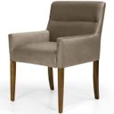 Ver imagem 6 de Kit 2 Poltronas Decorativas Vicenza Veludo Importado Marrom - Gran Belo