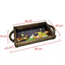 Ver imagem 2 de Bandeja Com Alça - Café da Manhã - Suporte Bebidas - Vinhos