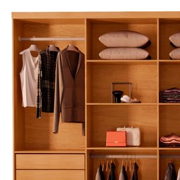 Guarda Roupa Casal Toronto Mdf 8 Portas e 4 Gavetas Moderna Mobília - 3