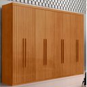 Ver imagem 1 de Guarda Roupa Casal Toronto Mdf 8 Portas e 4 Gavetas Moderna Mobília