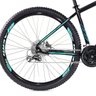 Bicicleta Venzo Aro 29 27V Camb Acera Susp com Trava Freio Hidráulico - PRETO E VERDE - 21 - 8