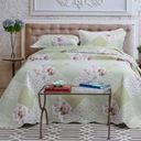 Ver imagem 1 de Kit Cobre Leito Colcha Queen Boutex Dupla Face Jamaica 100% Poliéster