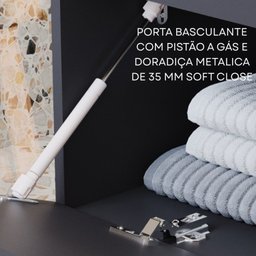Gabinete para Banheiro com Cuba Hana Espresso Móveis - 8
