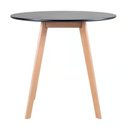 Ver mais imagens de Kit - Mesa de Jantar Leda 90 Cm Preto + 2 Cadeiras Estofadas Leda Preto