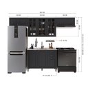 Ver imagem 3 de Cozinha Modulada 4 Peças 100% MDF com Vidro Bari Chumbo