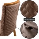 Ver imagem 5 de Mesa Copper com 4 Cadeiras Lira Retangular MDF 120cm Caramelo Moderna