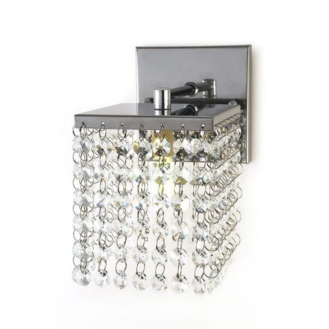 ARANDELA CRISTAL INOX - G9