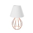 Ver imagem 1 de Abajur Aramado 5004 Cobre/branco