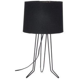 Abajur Aramado 5002 - Preto/Preto