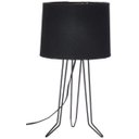 Ver imagem 1 de Abajur Aramado 5002 - Preto/preto