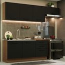 Ver imagem 1 de Cozinha Completa 260002 com Armário e Balcão Rustic/preto