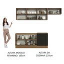 Ver imagem 7 de Cozinha Completa 260002 com Armário e Balcão Rustic/preto