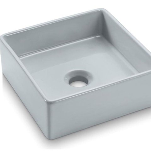 Cuba de Apoio Quadrada 30cm em Cerâmica Ica1703 Icasa