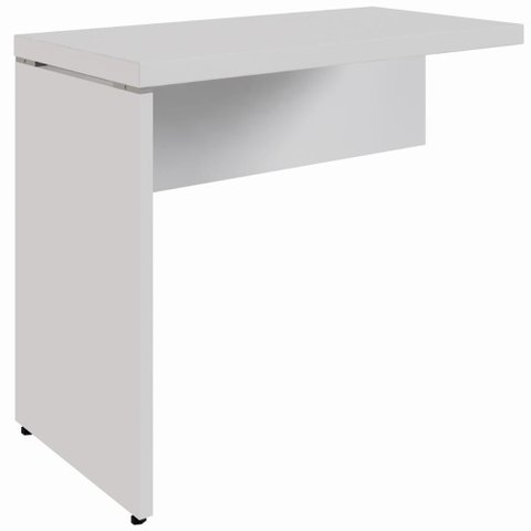 Mesa Auxiliar Pé Painel 90x45cm Linha Start Cinza para Escri