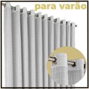 Ver imagem 5 de cortina blackout Milam de quarto sala 5,50 x 2,90 branco