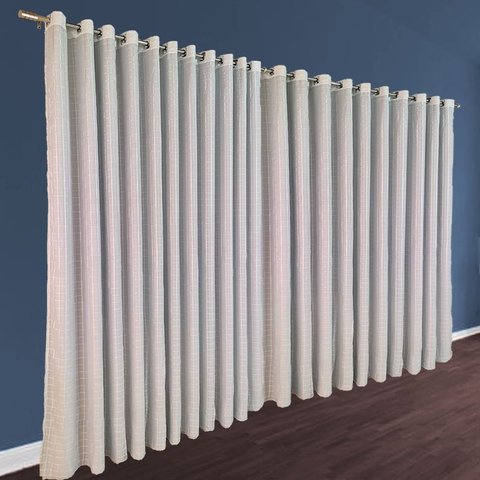 cortina blackout Milam de quarto sala 5,50 x 2,90 branco